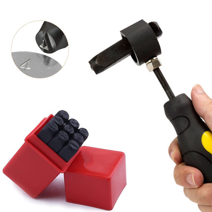 Punch Stamp Set 3/4MM Steel Letter Number Stamping Tool Kit Durable Sturdy