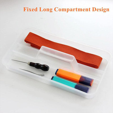 Translucent Three Layer Toolbox Multifunctional Folding Storage Box Organizer
