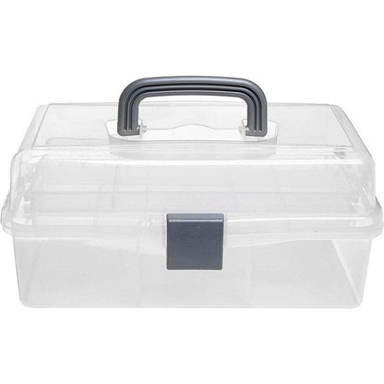 Translucent Three Layer Toolbox Multifunctional Folding Storage Box Organizer