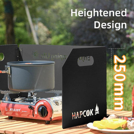 Outdoor Camping Tri Fold Board Portable Folding Windproof Windshield Protector