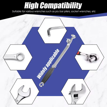 Wrench Extension Force Rod 40cm Long Power Bar for Car Repair Bolt Removal Use