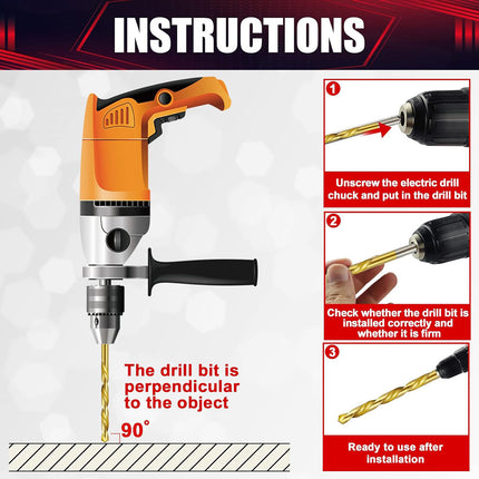 100Pcs MultiFunctional Drill Bit Set Woodworking Carpenter Tools For DIY Use