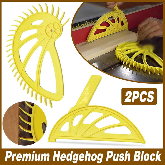 Premium Hedgehog Push Stick Woodworking Guide Tool for Table Saw Cutting