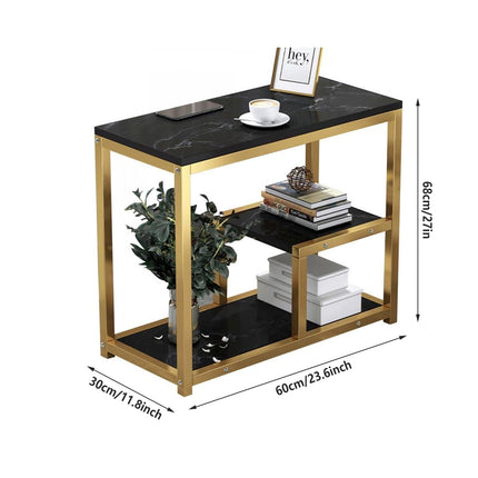 Marble Coffee Table Nesting Tables Sofa Side Bed End Table For Living Room