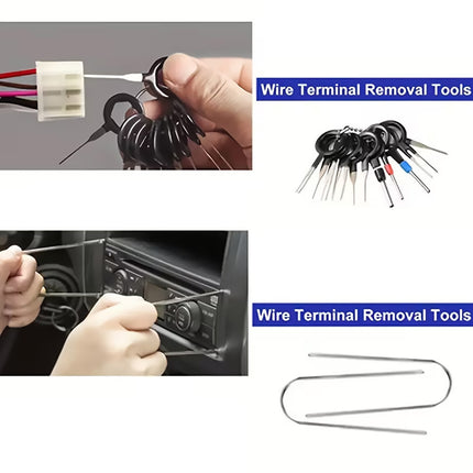 Car Trim Removal Tool Kit Auto Dash Radio Stereo Panel Lever Set For Installing