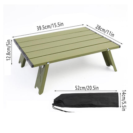 Portable Mini Folding Table with Carry Bag Camping Picnic Coffee Tent Outdoor
