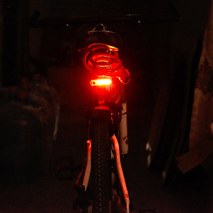 2PCS Bike Rear Tail Light USB Rechargeable Cycling Flashers Blinking