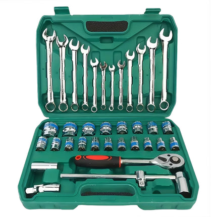 37Pcs Car Repair Wrench Socket Tool Set Automotive Garage Professional Mechanic