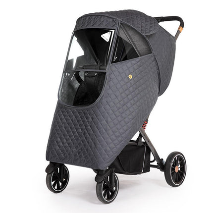 Stroller Cover Rainproof Breathable All Season Pram Protector with Mesh Vents