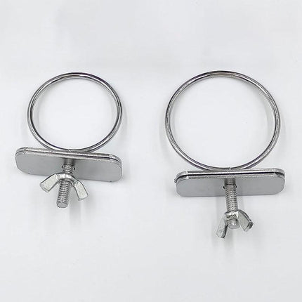 2X 4/5/6Cm Parrot Pet Stainless Steel Food Water Bowl Bird Feeder Crate Cage Aimall