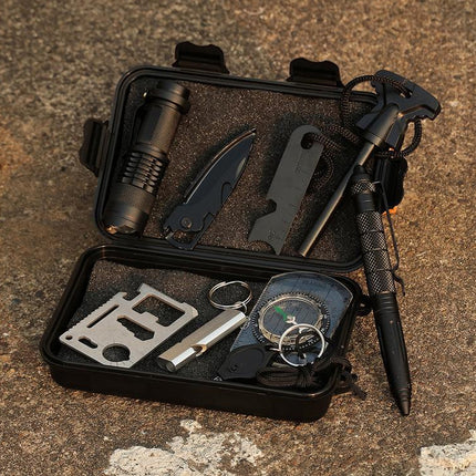 Emergency Survival Equipment Set Outdoor Sports Hiking Tactical Camping Tool Kit