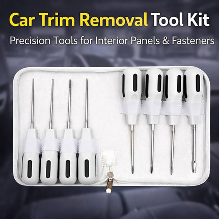 8Pcs/Set Dental Elevator Instrument Set Stainless Steel Luxating Kit With Handle