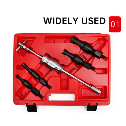 5PCS Inner Hole Bearing Extractor Slide Hammer Kit for Car Moto Repair Removal