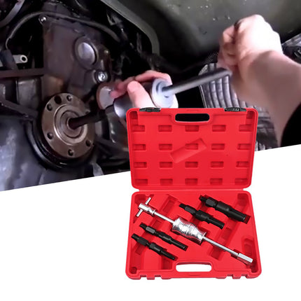 5PCS Inner Hole Bearing Extractor Slide Hammer Kit for Car Moto Repair Removal