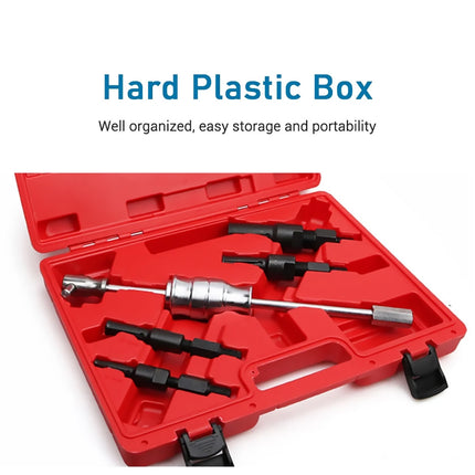 5PCS Inner Hole Bearing Extractor Slide Hammer Kit for Car Moto Repair Removal