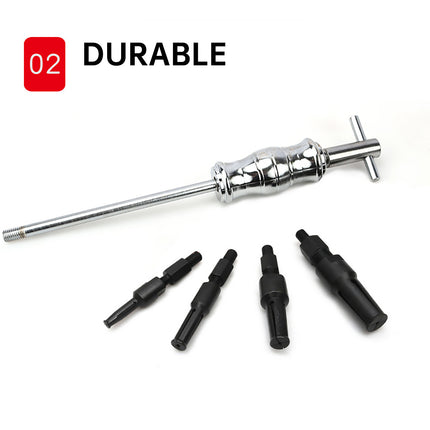5PCS Inner Hole Bearing Extractor Slide Hammer Kit for Car Moto Repair Removal