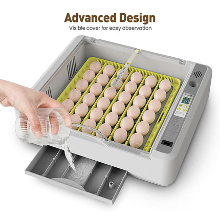 Egg Incubator Auto Temperature Control 36 Eggs Large Capacity Breeding Machine