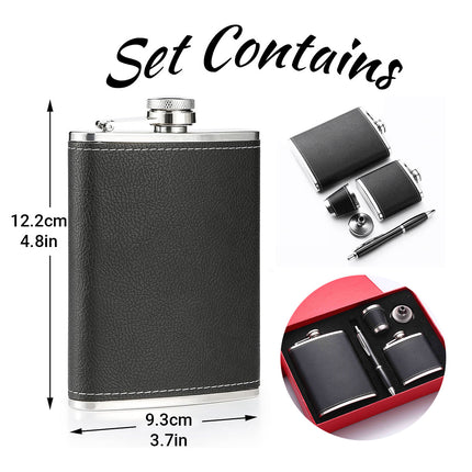 Wine Pot Stainless Steel Portable Flat Bottle Outdoor Small Flask For Travel