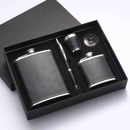Wine Pot Stainless Steel Portable Flat Bottle Outdoor Small Flask For Travel
