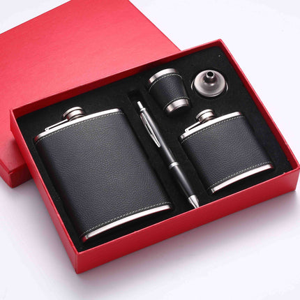 Wine Pot Stainless Steel Portable Flat Bottle Outdoor Small Flask For Travel