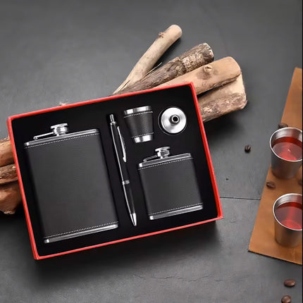 Wine Pot Stainless Steel Portable Flat Bottle Outdoor Small Flask For Travel