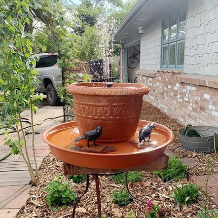 6pcs Plastic Flower Pot Tray Round Base Catcher Gardening Pots Drip Tray