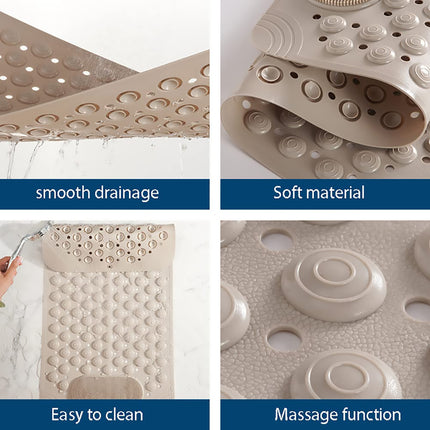 Non Slip Floor Pad Bathroom Tub Mat Bath Shower Mat with Round Massage Point