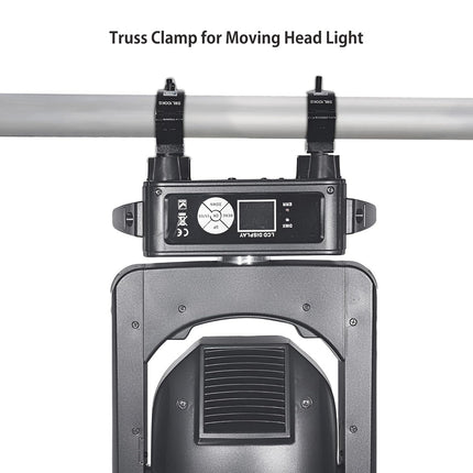 4PCS Stage Lighting Clamp Hook Aluminium Black 2Inch for Truss DJ Light