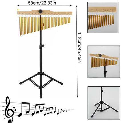 36 Note Wind Chime Musical Instrument Outdoor Home Decor Clear Sound Durable