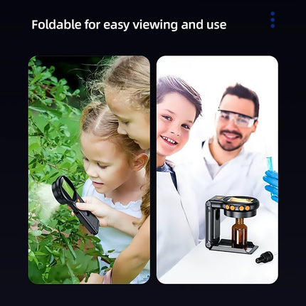 Universal Handheld Digital 100X Magnifier Portable Magnifying Glass Auto Focus