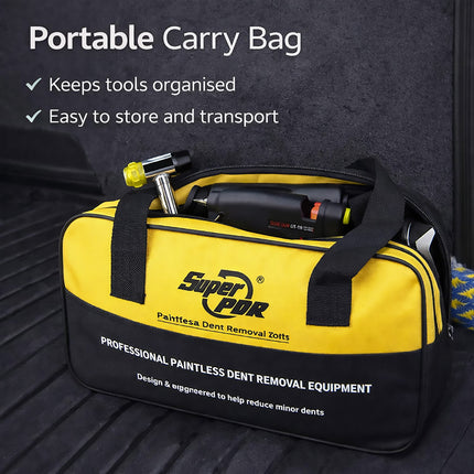 Car Dent Puller Kit Paintless Dent Repair Tool with Glue Gun Slide Hammer Tabs
