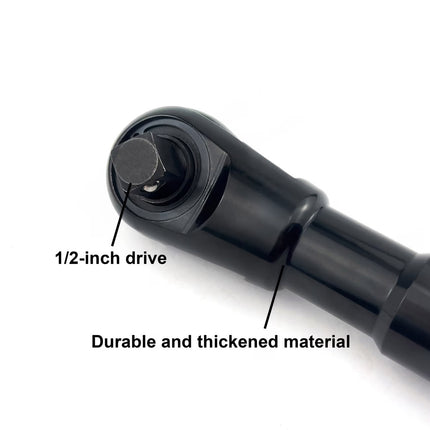 1/2 Inch 2 in 1 Multi Function Extended Ratchet Wrench Long Handle Garage Tool