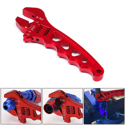 Aluminum Alloy Car Oil Cooler Hose Fitting Adjustable Wrench Tool Car Mod Tool
