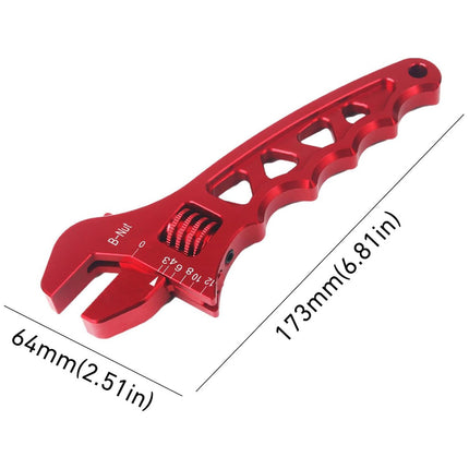 Aluminum Alloy Car Oil Cooler Hose Fitting Adjustable Wrench Tool Car Mod Tool