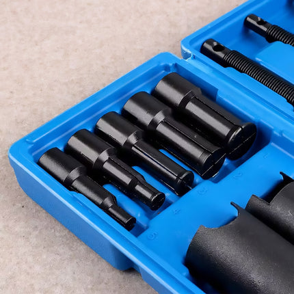 12Pcs Motorcycle Inner Bearing Puller Tool Kit Hub Steering Removal Bike Tools