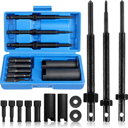 12Pcs Motorcycle Inner Bearing Puller Tool Kit Hub Steering Removal Bike Tools