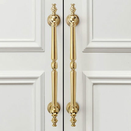 French Light Luxury Wardrobe Handle All Copper Cabinet Door Pull for Furniture