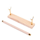 Simple Wooden Jewellery Organizer Rack Ring Display Stand for Rings Earrings