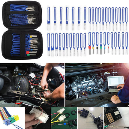 41PCS Wire Terminal Removal Tools Car Electrical Connector Pin Extractor Repair
