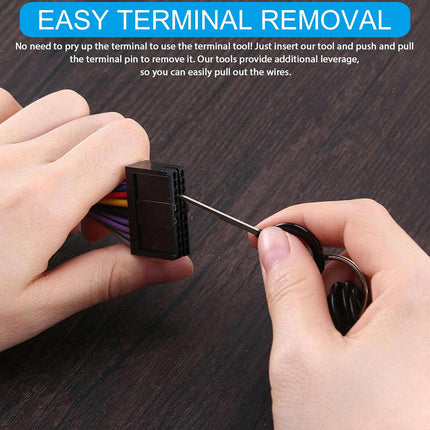 41PCS Wire Terminal Removal Tools Car Electrical Connector Pin Extractor Repair