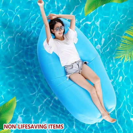 Fast Inflatable Lazy Lounge Air Sofa Bed Camping Beach Hangout Sleeping Bag