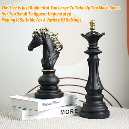 3PCS Chess Table Decoration Ornament for Home Office Desk Decorative Art Craft