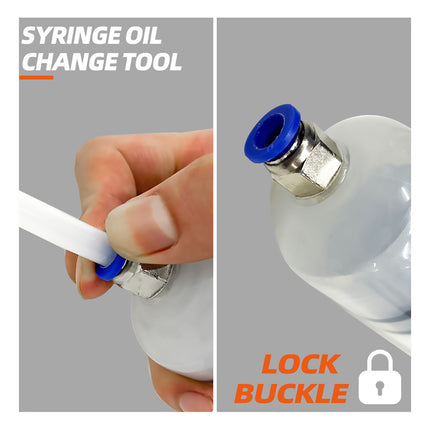 1500cc Manual Oil Extractor Pump Car Fluid Transfer Injector Syringe Tool