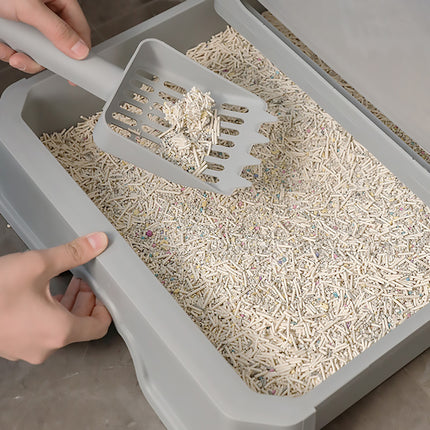 Large Fully Enclosed Cat Litter Box Cat Toilet Pet Litter Tray Odor Control