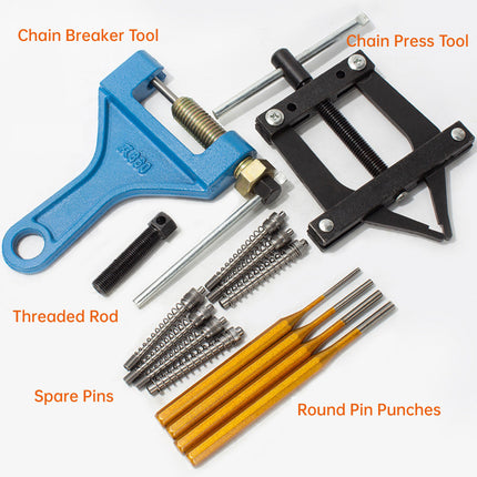 14PCS Chain Removal Installation Tool Set Sturdy Easy Use Chrome Vanadium Steel
