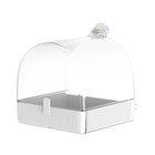 3in1 Parrot Bath Basin Bird Bathtub Cage or Accessory Pet Bird Feeder Water Bowl