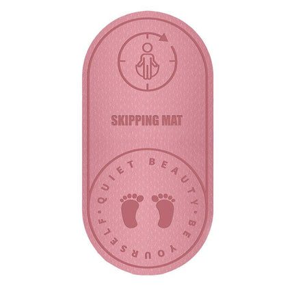 Jump Rope Mat Soundproof Shock Absorbing Mat for Indoor Fitness Yoga Floor Use