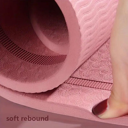 Jump Rope Mat Soundproof Shock Absorbing Mat for Indoor Fitness Yoga Floor Use