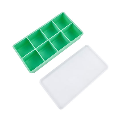 Silicone Big Ice Cubed Maker Large Cube Square Tray Molds Whiskey Ball Cocktails