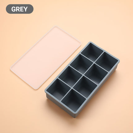 Silicone Big Ice Cubed Maker Large Cube Square Tray Molds Whiskey Ball Cocktails